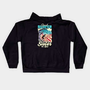 Proud Surfer Sister-in-law Kids Hoodie